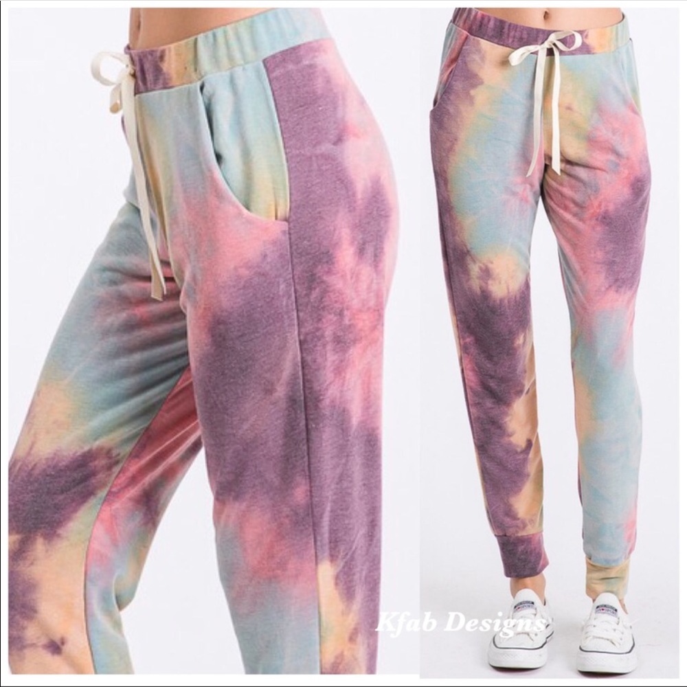 TieDye🔥pants in season’s hottest colors